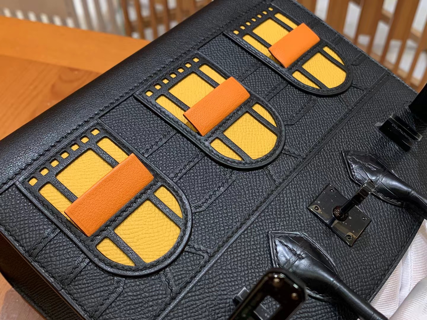 HERMES 爱马仕 限量版 小房子 20cm 89 Noir 黑色