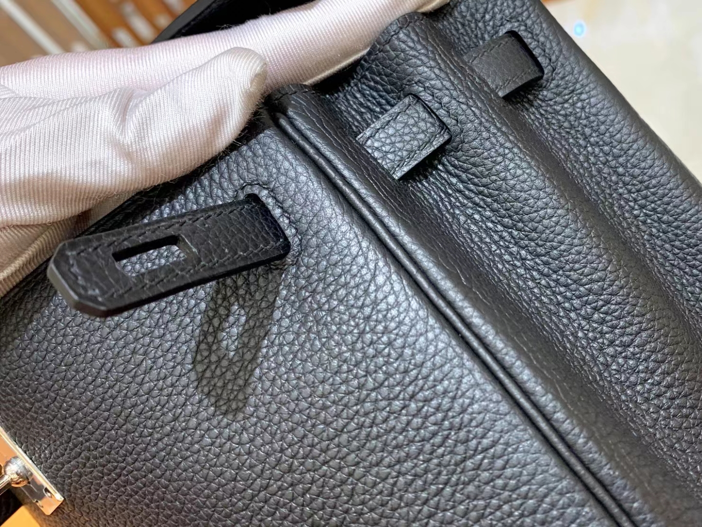HERMES 爱马仕 kelly 25 Togo CC89 Nior经典黑