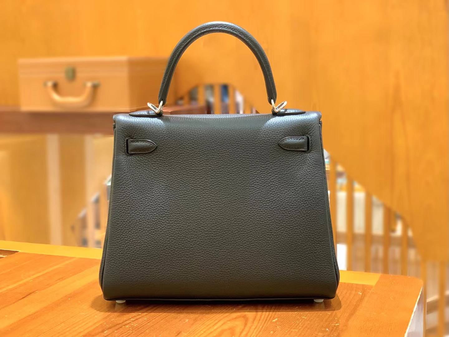 HERMES 爱马仕 kelly 25 Togo CC89 Nior经典黑