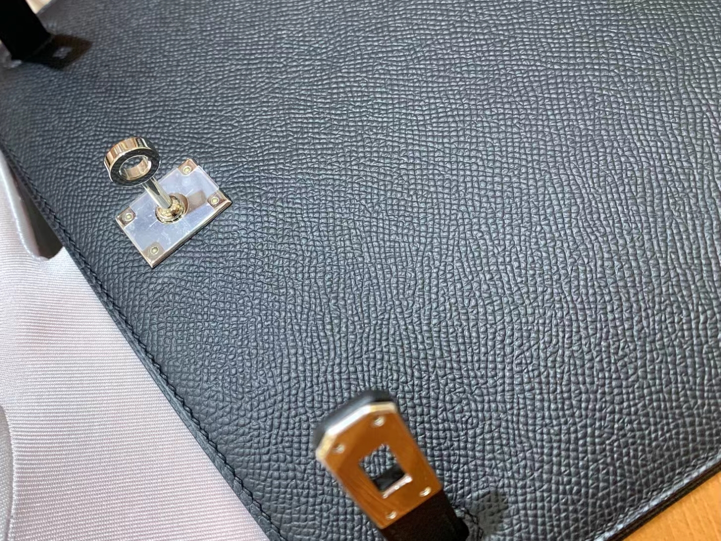 HERMES 爱马仕 kelly 25 Epsom CC89 Nior 经典黑