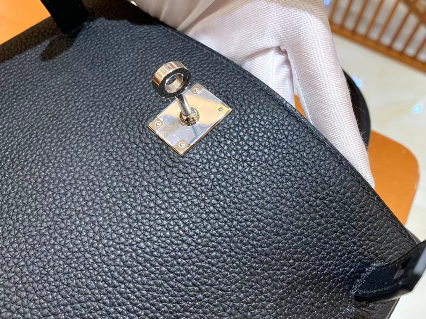 HERMES 爱马仕 kelly 25 Togo CC89 Nior经典黑
