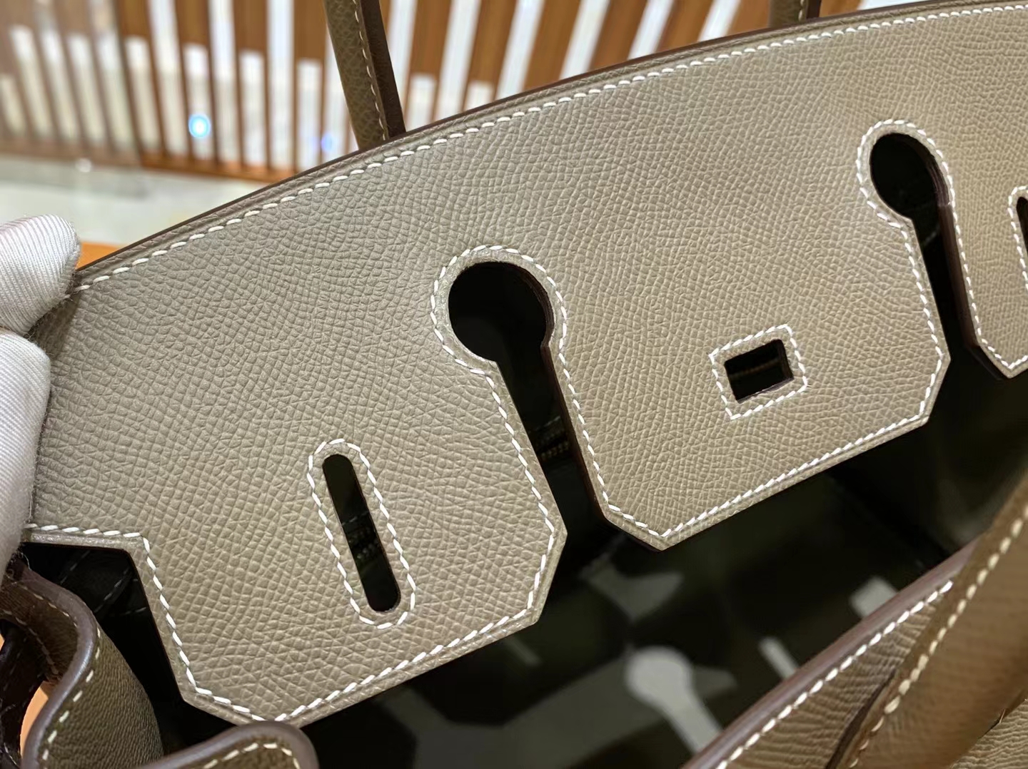 HERMES 爱马仕 Birkin 30CM Epsom M8 Gris Asphalte 沥青灰 进口蜜蜡线 全手工制作